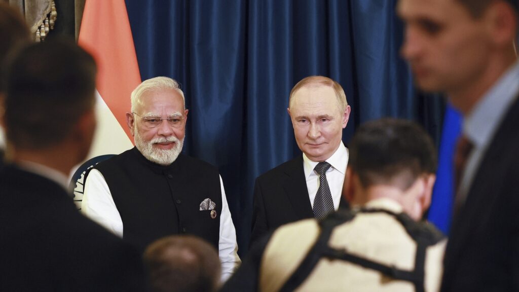 Modi and Putin affirm special relationship as India faces steep US tariffs over Russian oil imports : NPR Modi and Putin affirm special relationship as India faces steep US tariffs over Russian oil imports : NPR