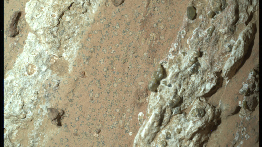 NASA says Mars rock sample shows ‘potential biosignatures’ : NPR