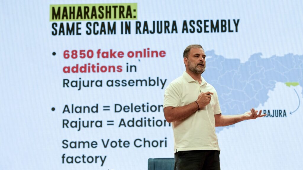 NCP calls Rahul’s ‘vote theft’ allegations childish, says he is setting narrative