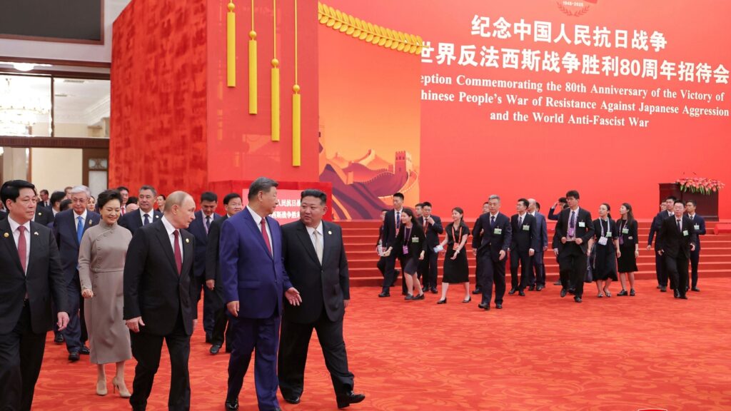 North Korean leader Kim Jong Un meets with Chinese leader Xi Jinping : NPR