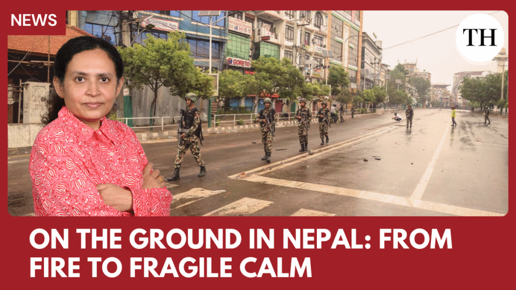 On the ground in Nepal: Empty streets under tight army watch