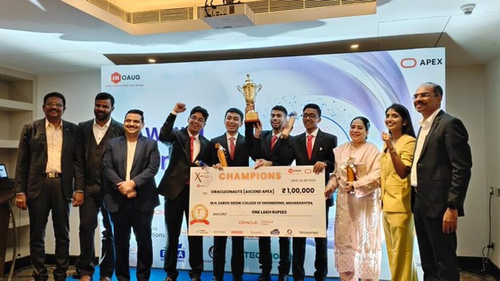 Oracle APEX platform powers student innovation at Xcelerate 2025 Hackathon