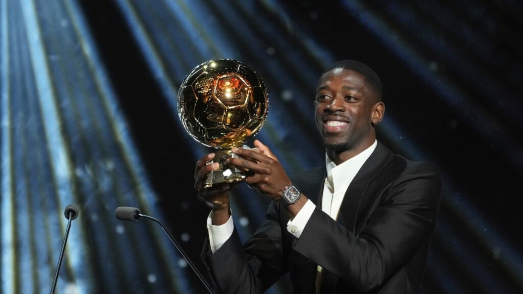 Dembele is the sixth Frenchman to have won the award, with the most recent Ballon d'Or winner from the country being Karim Benzema in 2022. (AP Photo)