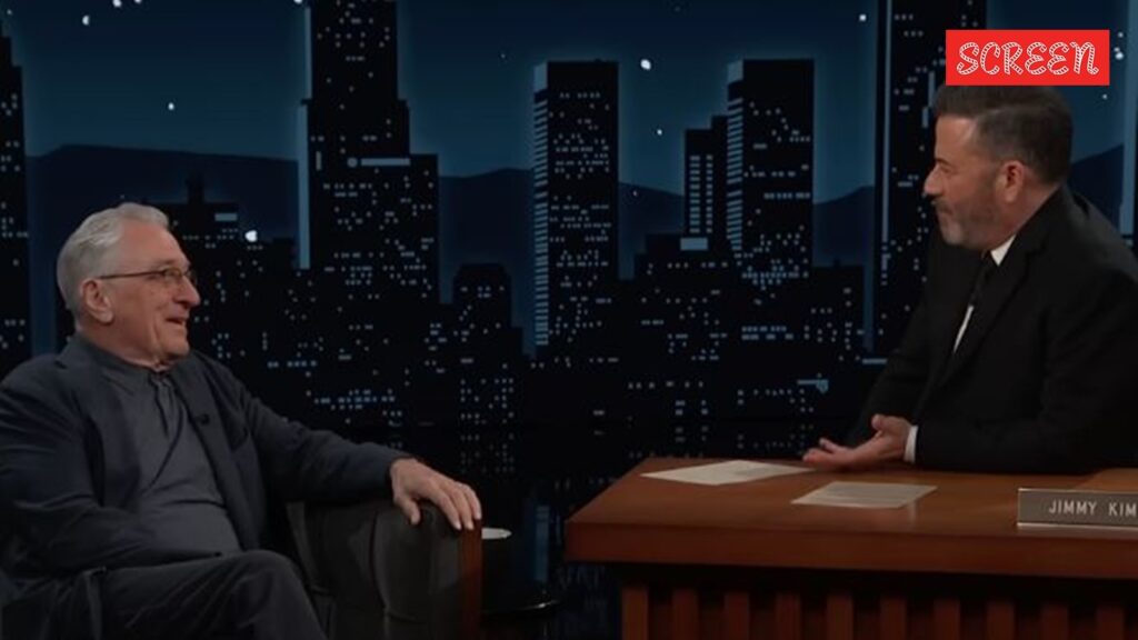 Robert De Niro is working for ‘Sir Donald Trump’ now, asks Jimmy Kimmel to ‘shut the f*** up’ | Hollywood News Jimmy Kimmel and Robert De Niro