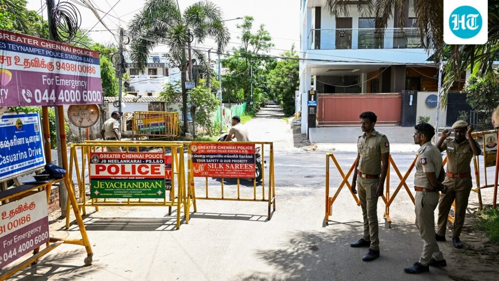 Security beefed up in Vijay's residential locality, restrictions on outsiders' entry