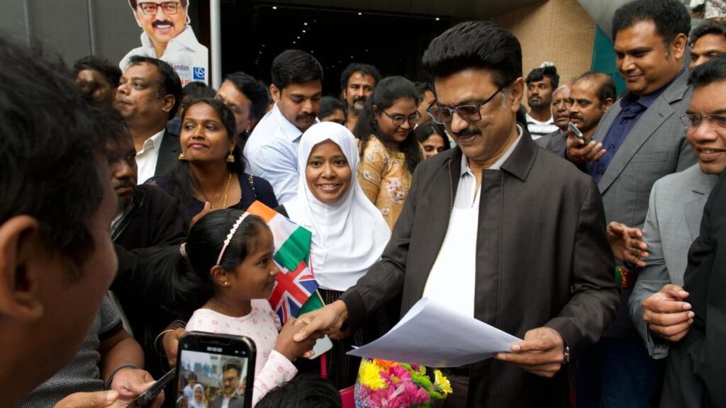 Tamil Nadu CM Stalin arrives in the U.K.