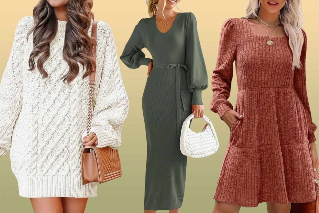These Cozy Fall Dresses Are Under $50 at Amazon