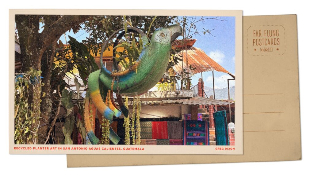 Trash art in Guatemala : NPR