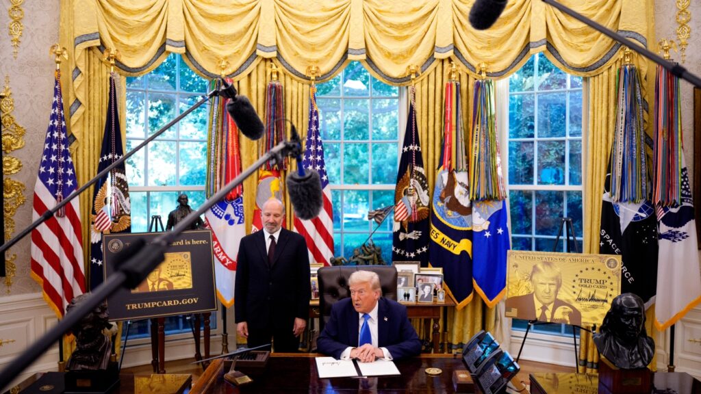 Trump adds $100,000 fee for high-skilled foreign workers in major visa overhaul : NPR