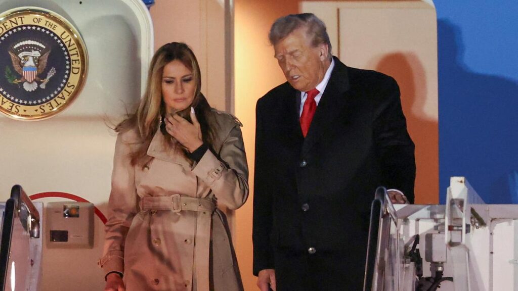 Trump arrives in Britain for unprecedented second state visit