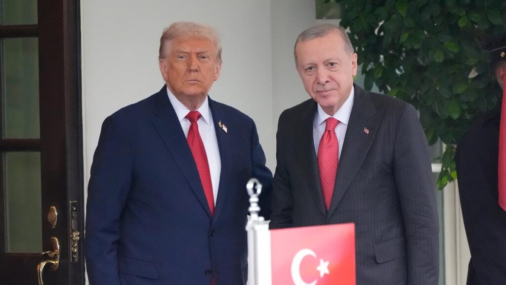 Trump hosts Turkiye's Erdogan at U.S. considers lifting a ban on F-35 sales to NATO ally