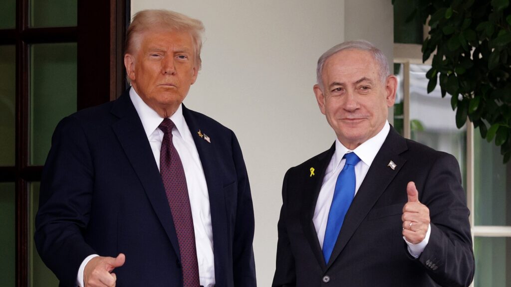 Trump is pressing Netanyahu to accept his plan to end war in Gaza : NPR Trump is pressing Netanyahu to accept his plan to end war in Gaza : NPR