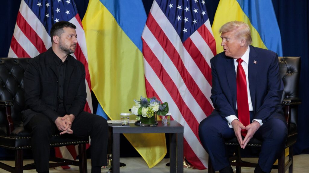 Trump shifts position on Ukrainian territory held by Russia : NPR