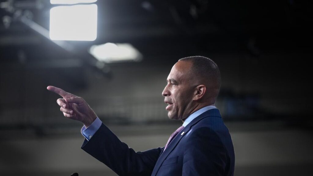 U.S. Democratic Leader Hakeem Jeffries says Trump is marching the country into a Government shutdown