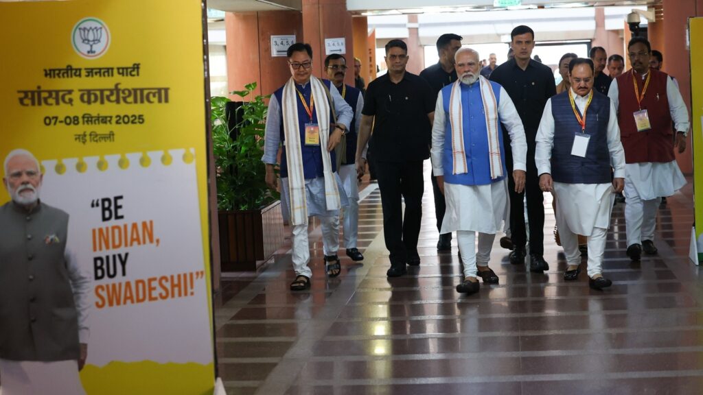 Vice-President election tomorrow: After a packed Day 1 of BJP MPs’ workshop, what is on today’s schedule | Political Pulse News bjp mps