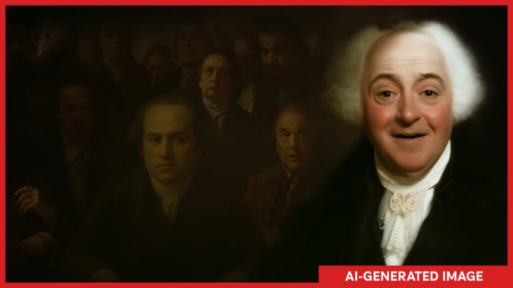 White House's 'Founders Museum' blurs history, AI-generated fiction : NPR