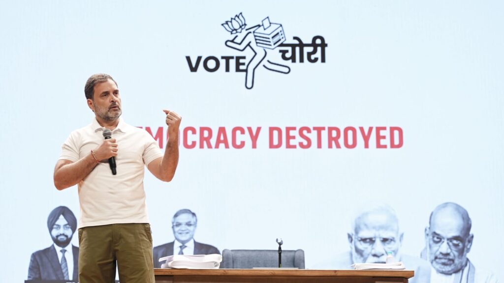 ‘Someone’ plotted deletion of votes: Rahul Gandhi in new explosive presser