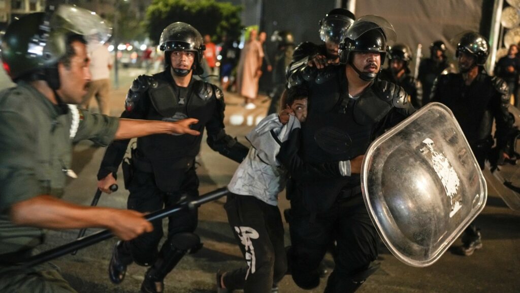 Anti-government protests in Morocco turn deadly, with 2 killed in a small town : NPR Anti-government protests in Morocco turn deadly, with 2 killed in a small town : NPR