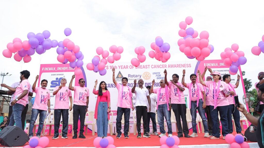 Breast cancer awareness walkathon 2025 organised