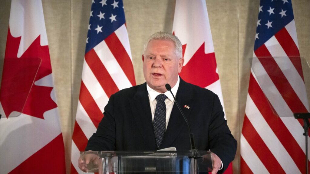 Canada’s Doug Ford, once pro-Trump, is now the loudest voice against tariffs : NPR Canada's Doug Ford, once pro-Trump, is now the loudest voice against tariffs : NPR