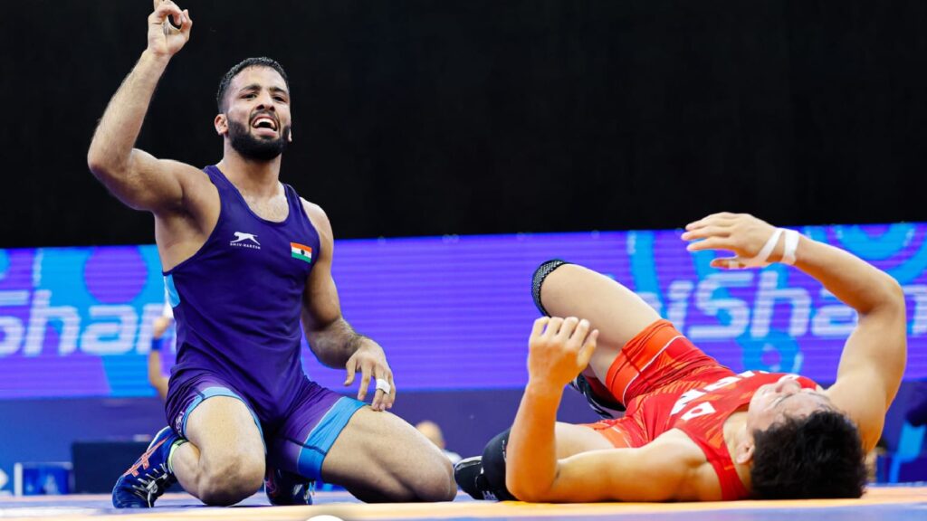 Destined for greatness: Late starter Sujeet, with supercharged technical moves, makes Bajrang Punia’s weight class his own | Sport-others News Sujeet wrestling