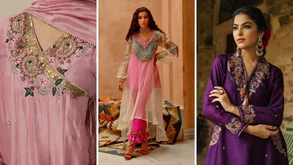 Embroidered kurta pant sets for Diwali: 10 top picks with sequins and threadwork