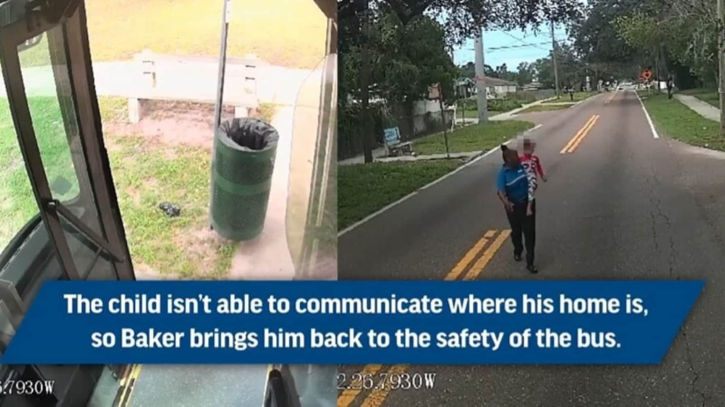 Florida driver suddenly stops bus, rushes out to rescue toddler wandering alone: ‘Nobody is helping this baby’ Florida driver suddenly stops bus, rushes out to rescue toddler wandering alone: ‘Nobody is helping this baby’