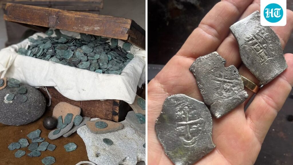 Gold, silver coins worth $1 million recovered from 300-year-old shipwreck. Who gets to keep the treasure?