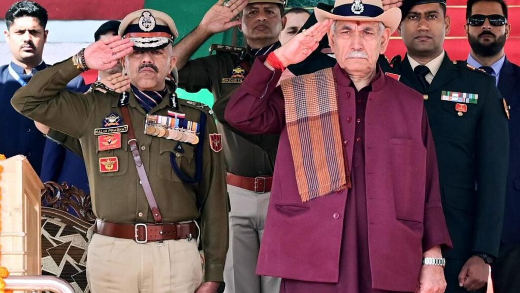 J&K Police kept tricolour flying high even at cost of their own life: L-G Manoj Sinha