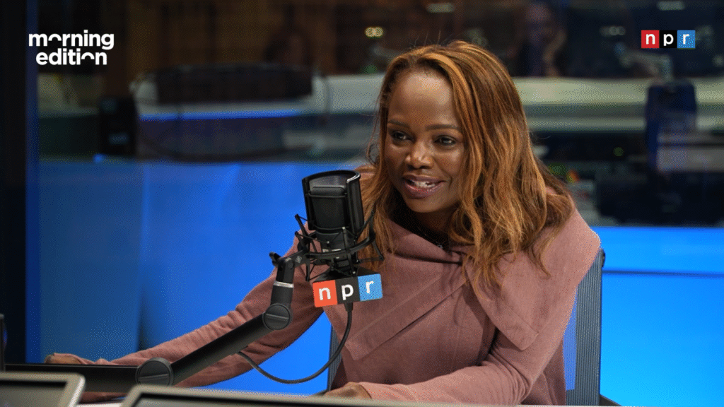 Karine Jean-Pierre explains her break from Democrats : NPR