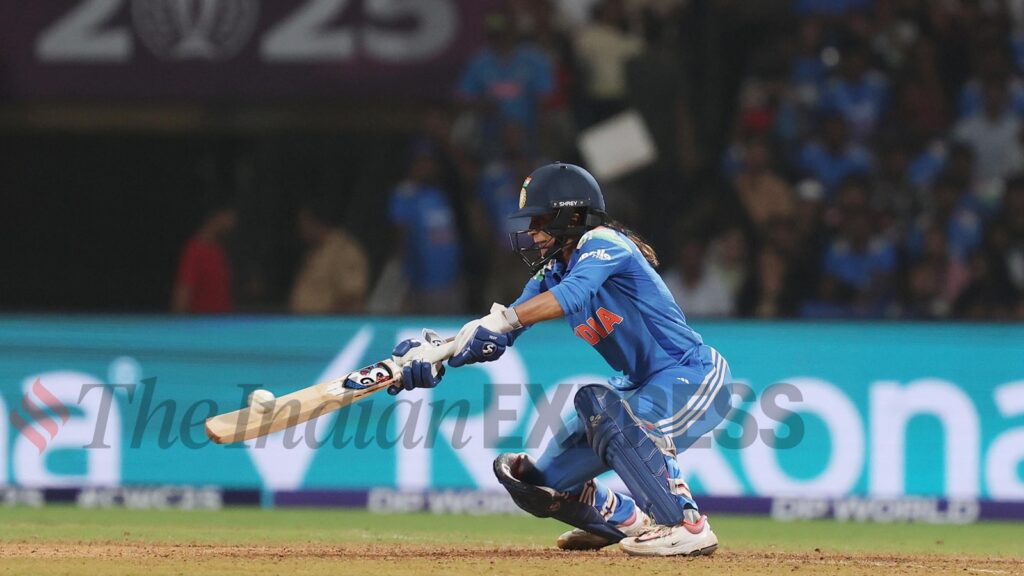 Mithali Raj hails Jemimah’s ‘knock for the ages’ in India’s historic win over Australia Jemimah Rodrigues was incredibly dropped twice as she powered India to a historic win. (Express Photo by Amit Chakravarty)