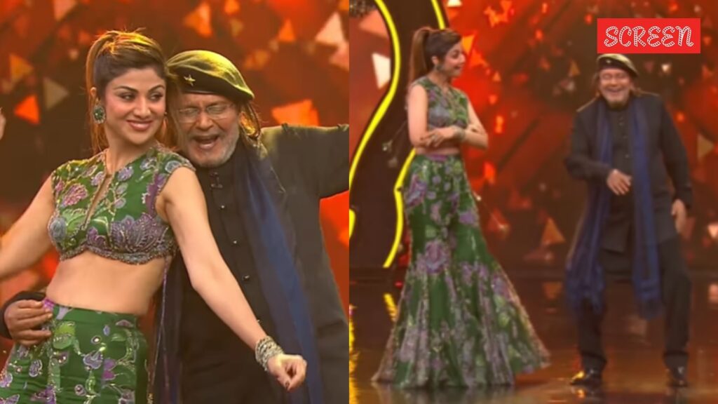Mithun Chakraborty and Shilpa Shetty perform on Super Dancer Chapter 5