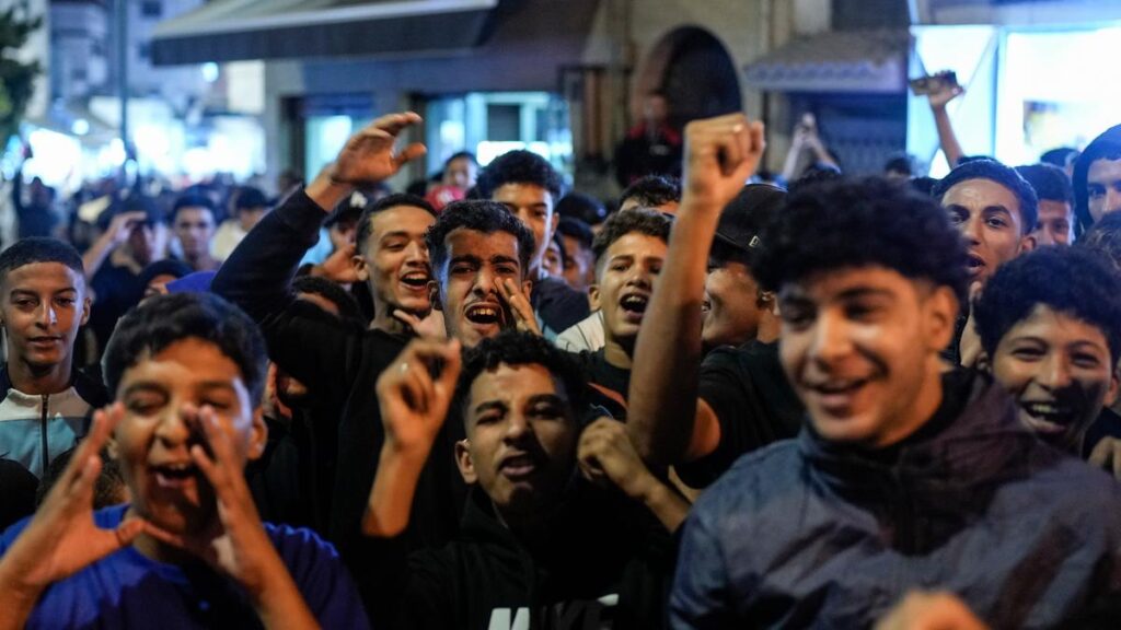 Morocco's youth protest for fourth night, decry World Cup spending over schools, hospitals