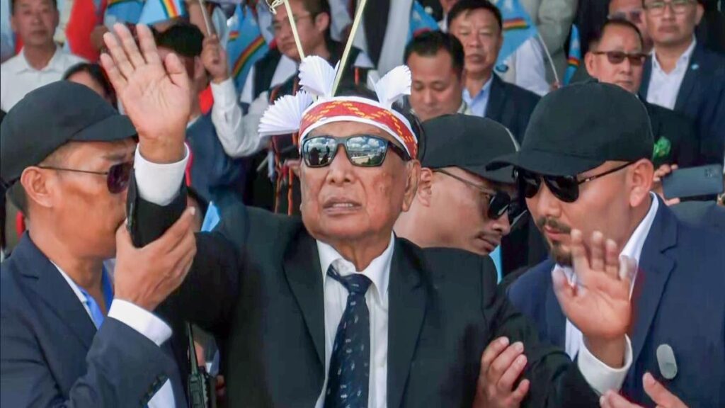 NSCN (I-M) leader Muivah returns home in Manipur after six decades