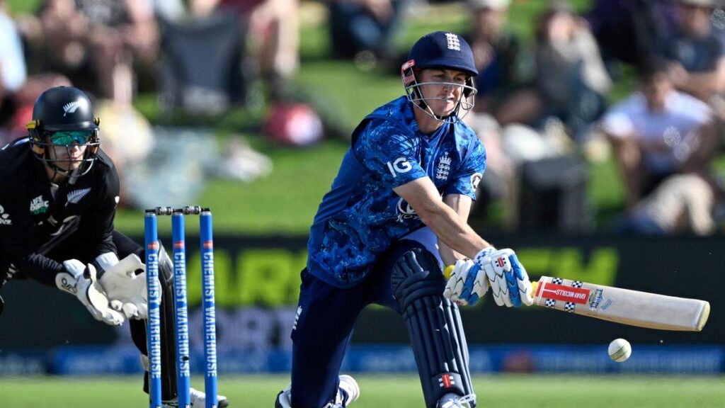 NZ vs ENG first ODI: Brilliant Brook century lifts England to 223
