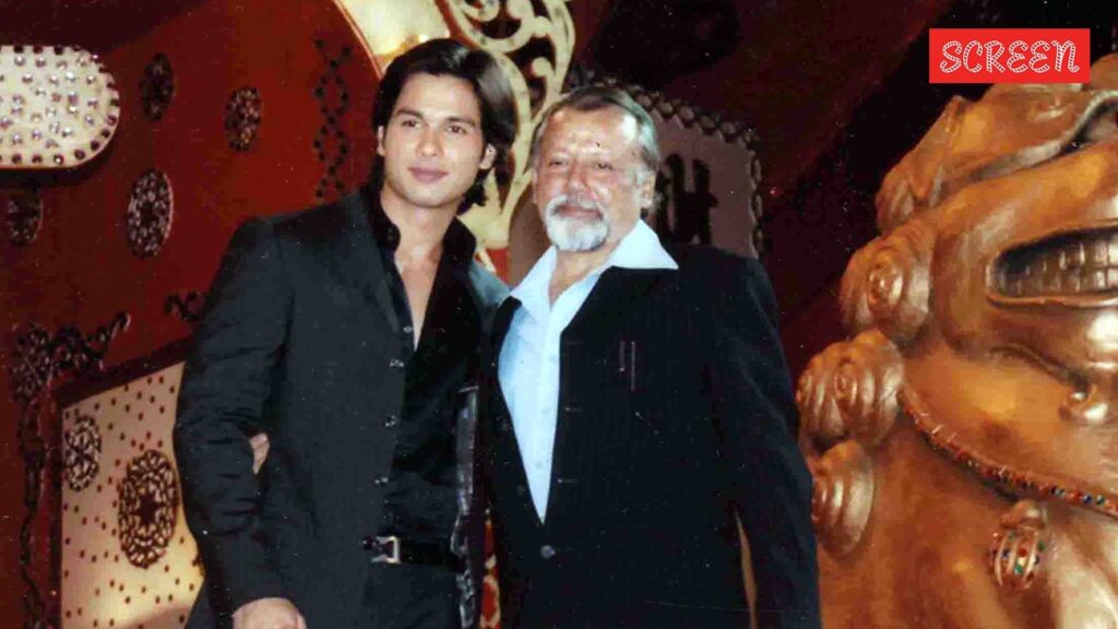 Shahid Kapoor with father Pankaj Kapur