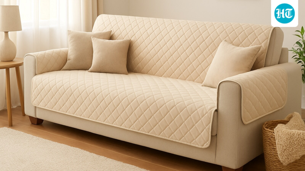 Quilted sofa cover sets that bring warmth to your living room: Protect your sofa while adding a cosy vibe to your space!