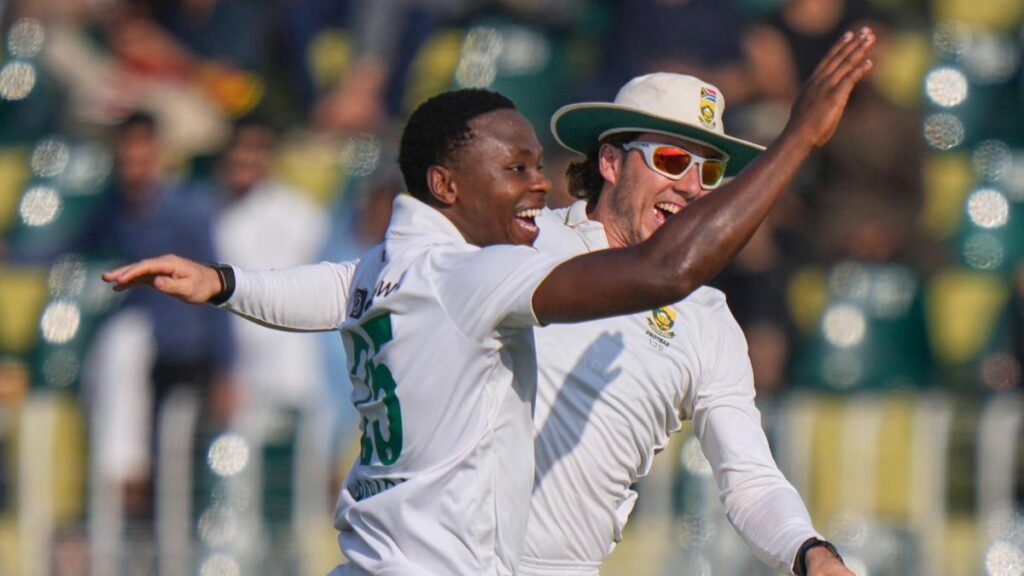 Rabada hits first Test 50 to lead South Africa’s comeback vs Pakistan after Asif Afridi’s record day