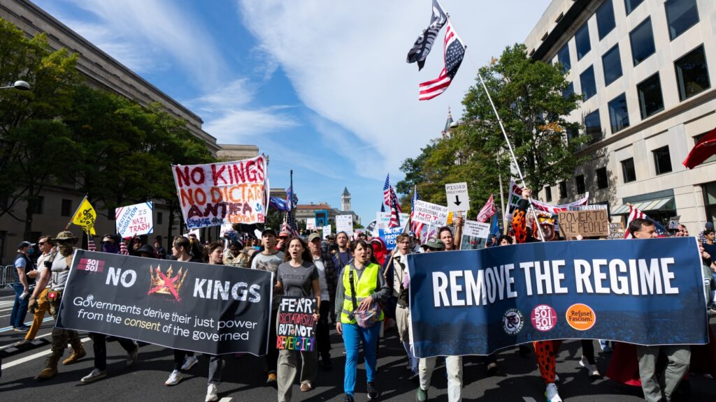 Saturday marches around the U.S. : NPR Saturday marches around the U.S. : NPR