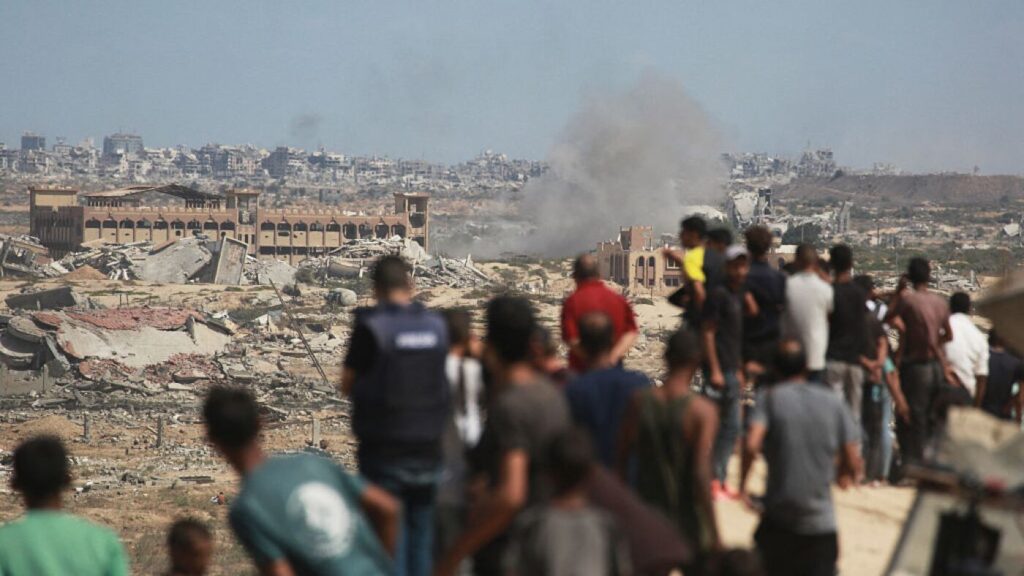 Trump tells Israel to stop bombing Gaza after Hamas agrees to free hostages : NPR