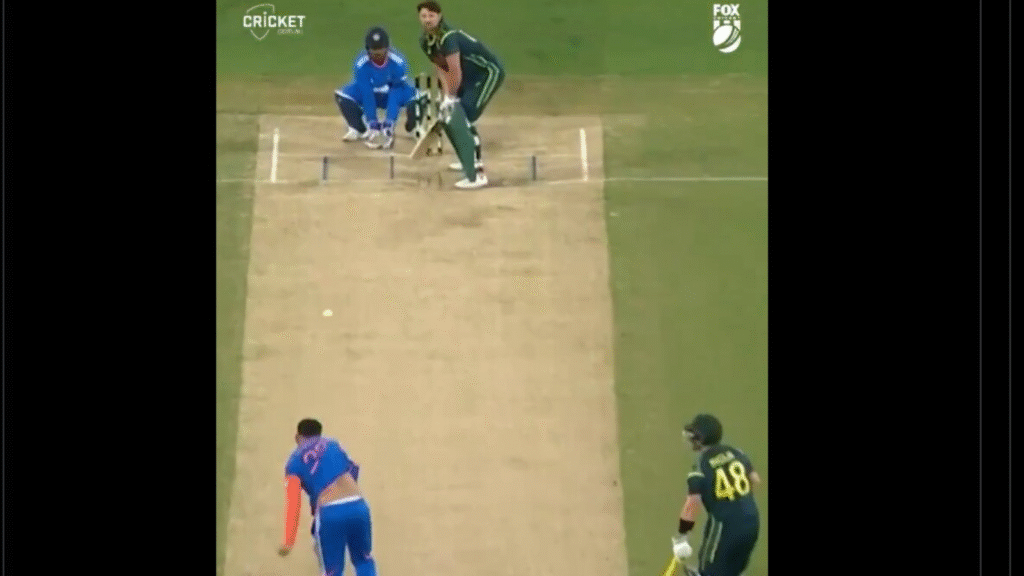 Varun Chakaravarthy wins mind game against Australia's Tim David, dismisses him cheaply