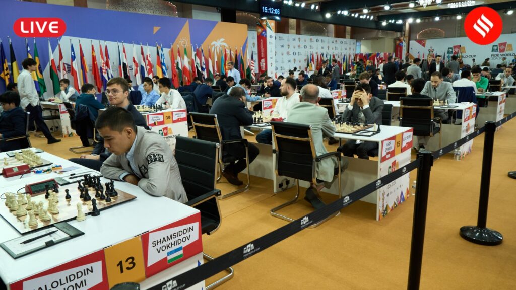 FIDE Chess World Cup 2025 Round 1 Game 2 LIVE Updates: Follow Indians in action in Goa. (Photo: Michal Walusza/FIDE)