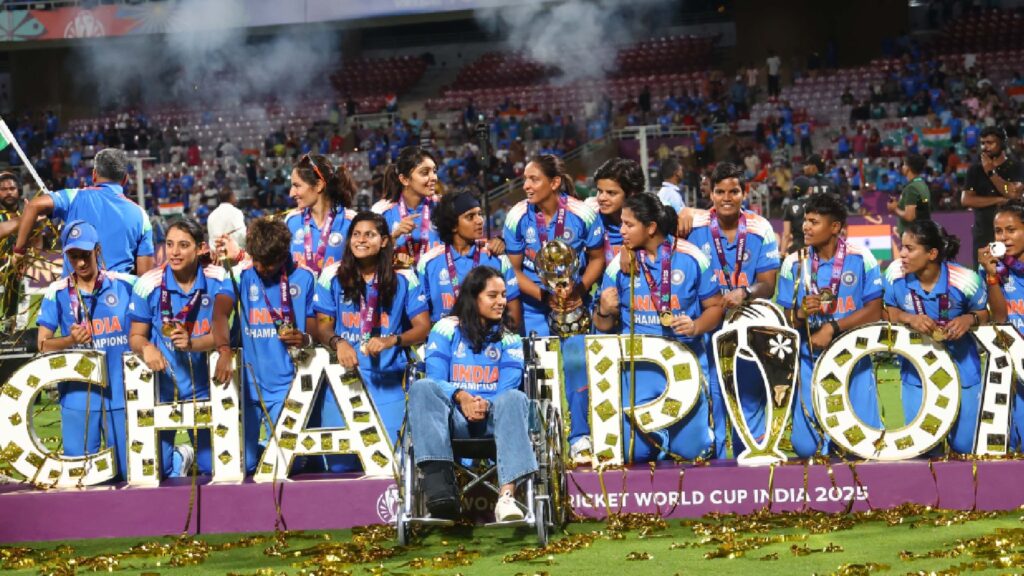 Indian women's team coach Amol Muzumdar after winning the ICC Women's World Cup 2025. (PHOTO: AP)