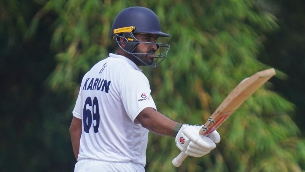 Karun Nair notches up Ranji Trophy double ton, forces selectors to take notice ahead of South Africa Tests